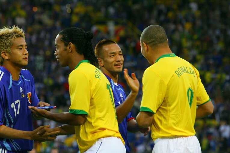 2006年ドイツW杯、日本vsブラジル　©JMPA