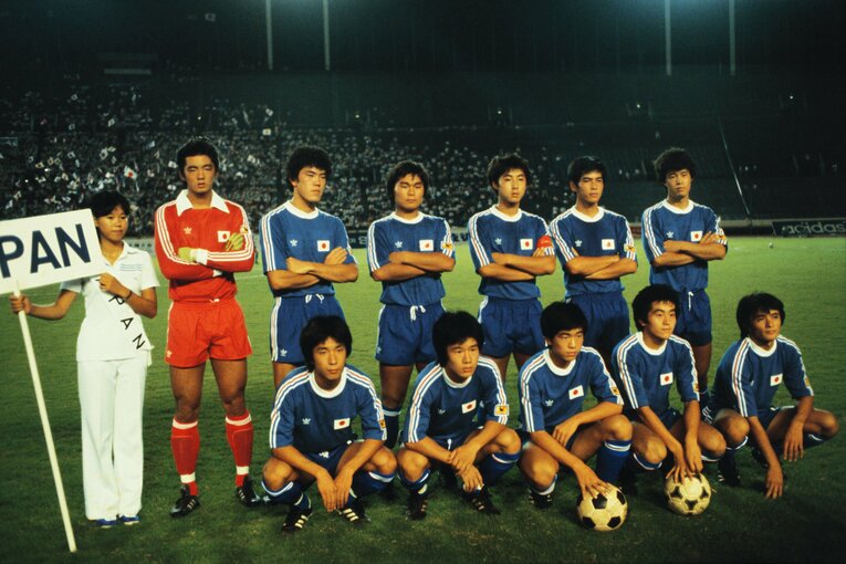 1979年ワールドユース日本代表。下段一番左が水沼氏©AFLO SPORT