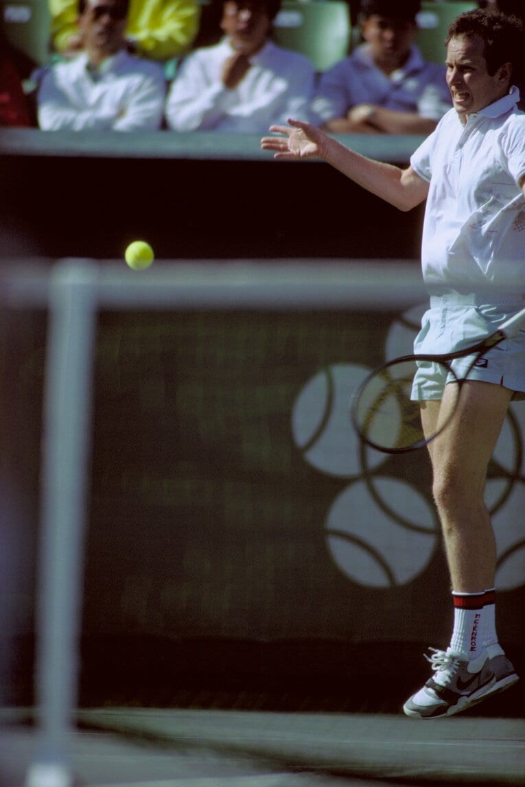 現役時代のマッケンロー　©Kazuhito Yamada