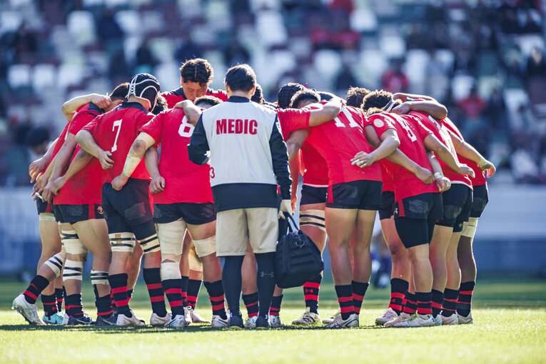 大学選手権の決勝では対抗戦で敗れた早大に雪辱を果たし4連覇を達成　©Kiichi Matsumoto