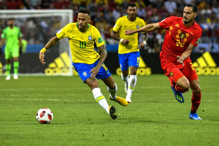 ロシアW杯でのネイマール　©Takuya Sugiyama／JMPA