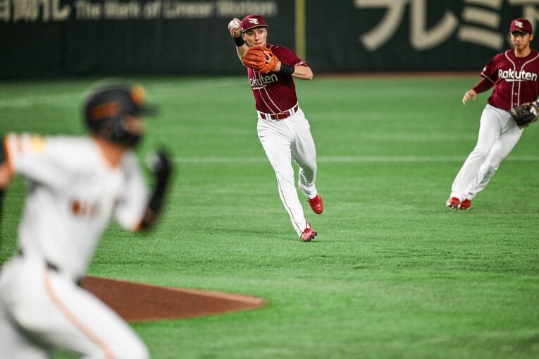 今季は主にサードでの出場となった村林　©️Nanae Suzuki