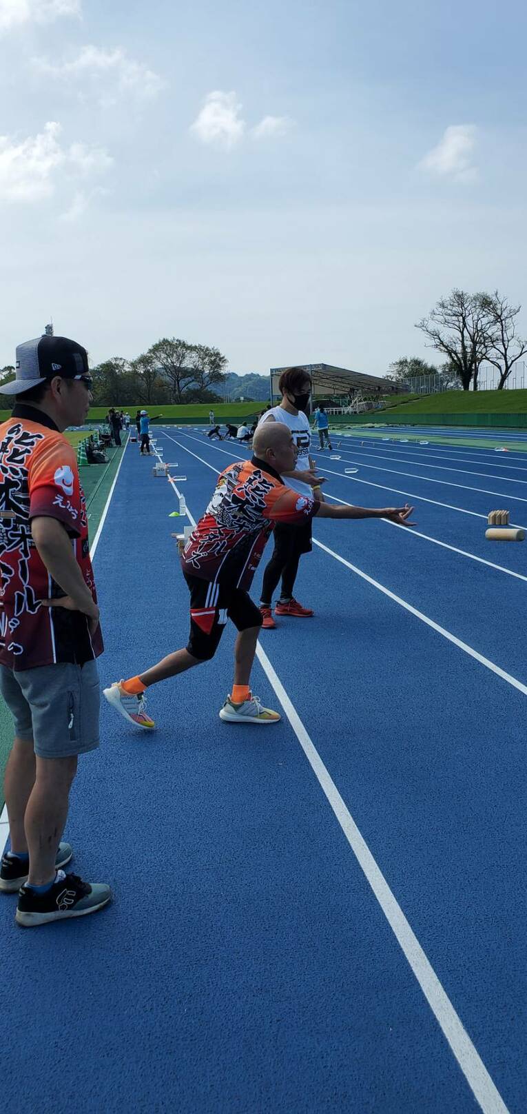 モルックの様子　写真は本人提供