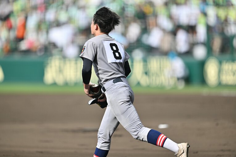 準々決勝・沖縄尚学での丸田ら慶応ナインの躍動＋森林監督の表情（全15枚）　©Hideki Sugiyama