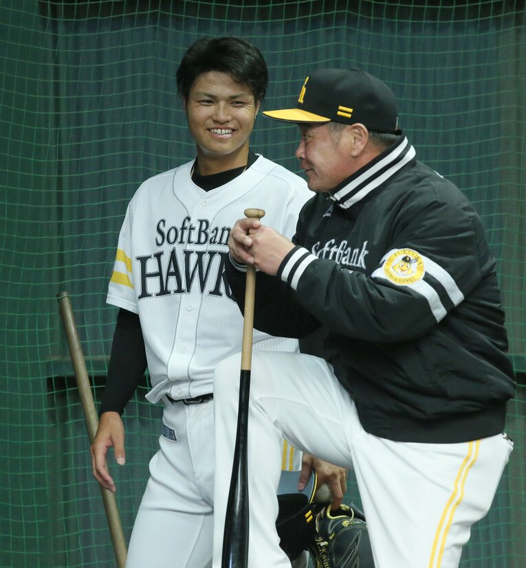 ソフトバンク時代の２０２０年キャンプで　©JIJI PRESS