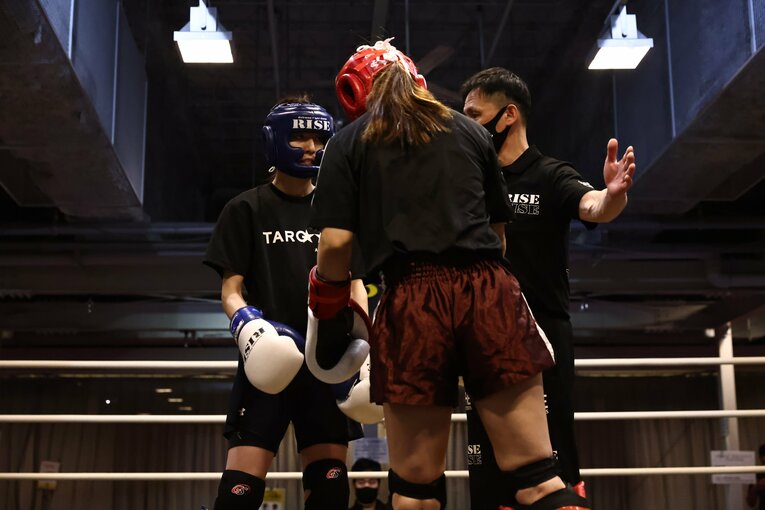 1月22日のアマチュア大会『RISE Nova』に出場した宮原華音　©RISE