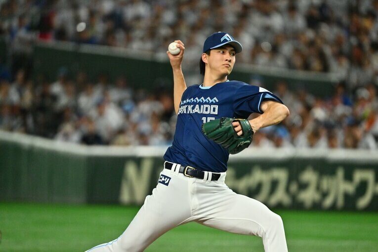 【イケメン選手もたくさん！】日本ハムの194cm右腕…今季大ブレイク中の達孝太21歳　©Hideki Sugiyama