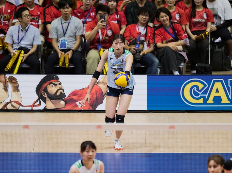 バレーボールネーションズリーグ 韓国戦　©︎Yuki Suenaga