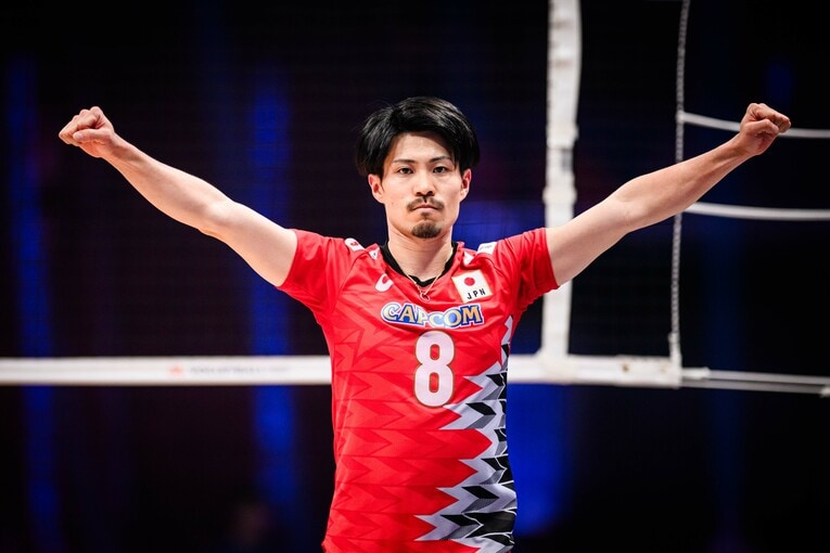 関田誠大（VNL決勝フランス戦）©︎Volleyball World