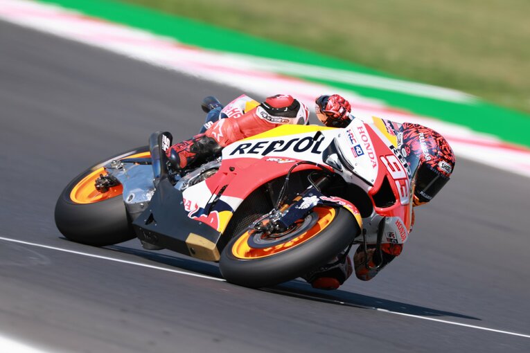 9月6〜7日にイタリア・ミサノで行われた公式テストのマルケス　photograph by Satoshi Endo