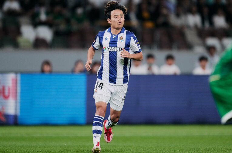 “移籍報道”が突如かまびすしい久保は、本来はパリ世代にあたるが今大会は未招集だ　©Yuki Suenaga