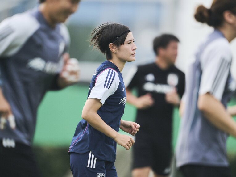 自身初となるワールドカップに臨む猶本光（29歳）　©︎Yuki Suenaga