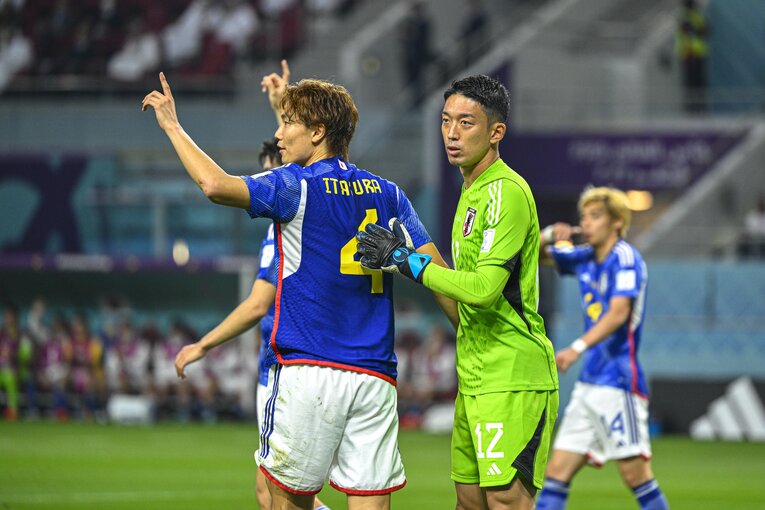 スペイン戦　©Takuya Sugiyama／JMPA