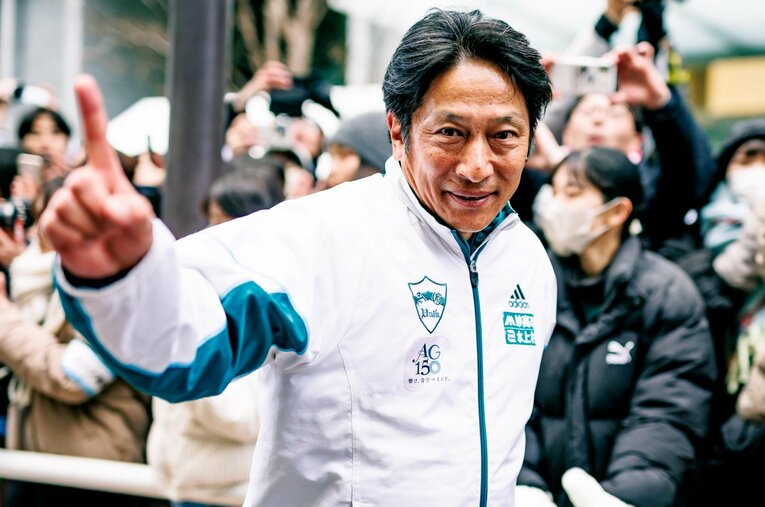 エキスポ駅伝の盛り上げにも大きな貢献を果たした青学大・原晋監督　©Kiichi Matsumoto