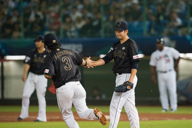 2015年プレミア12での菅野　(C)Naoya Sanuki