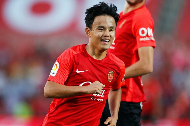 マジョルカへの期限付き移籍が発表された3日後に、ベティス戦で「再デビュー」を果たした久保建英 ／ photograph by Getty Images