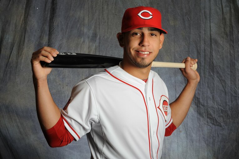 2015年ポーズを決めるレッズ時代のソト　©︎Getty Images