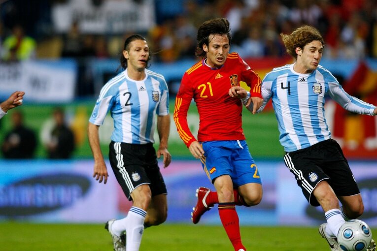 アルゼンチン戦でのシルバ　©Daisuke Nakashima