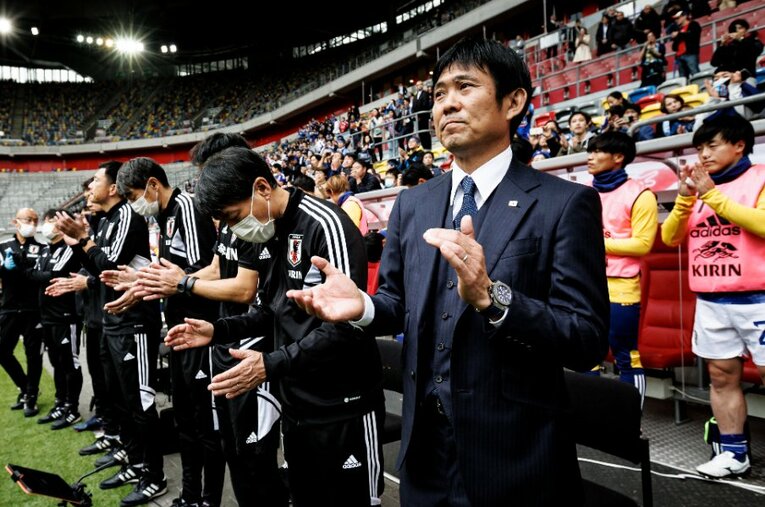 本大会メンバー発表前最後のテストマッチとなった欧州遠征を1勝1分で終えたサッカー日本代表。森保一監督はどんな26人を思い描いているのだろうか ／ photograph by Kiichi Matsumoto