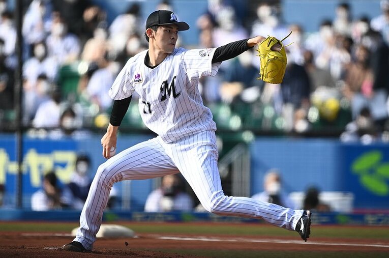 2021年の佐々木朗希。その怪物性は日ごとに増している ／ photograph by Naoya Sanuki