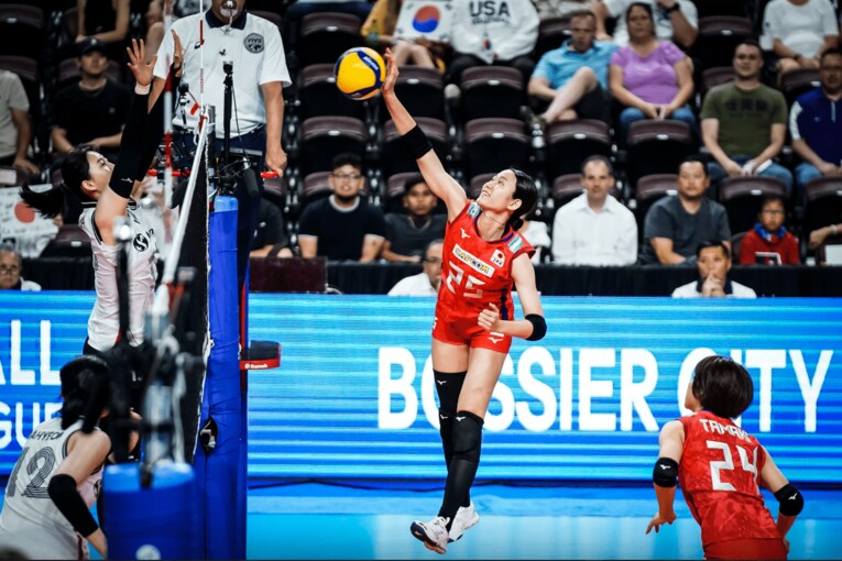 ネーションズリーグ予選ラウンド・韓国戦　©︎FIVB