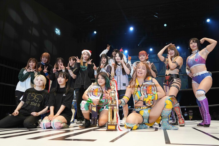 玖麗さやかのデビューの日、NEW BLOODのリングに上がった選手たち　©Essei Hara