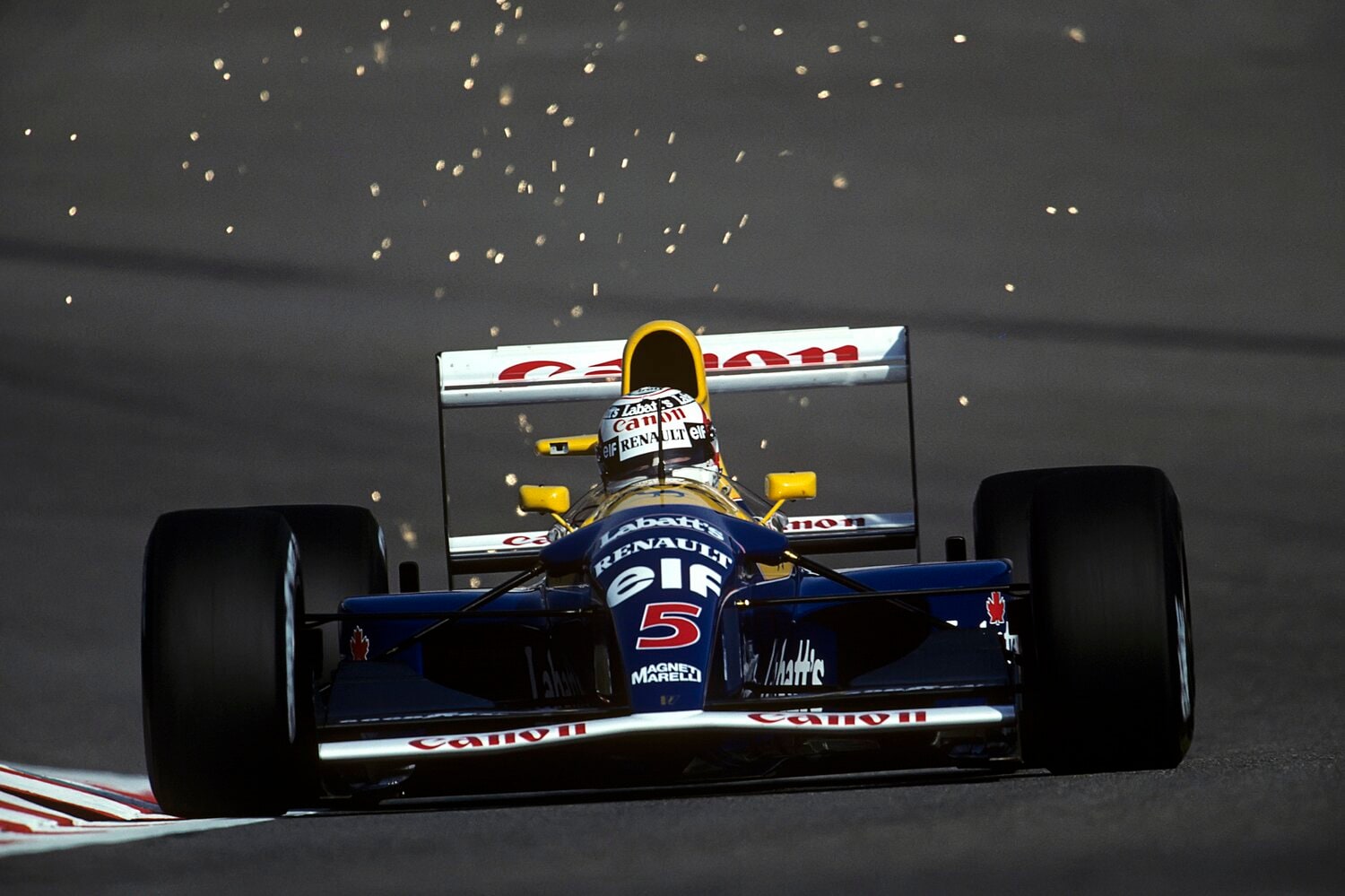 マンセルにタイトルをもたらした1992年のウイリアムズFW14B　©Getty Images