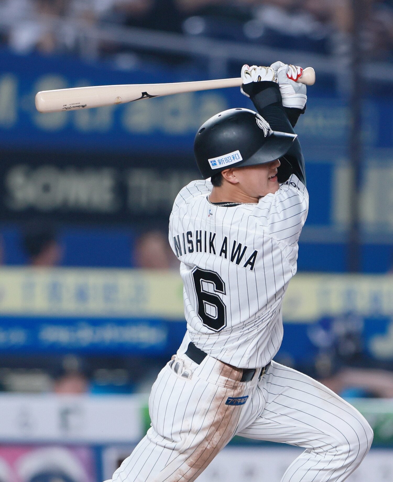 最下位に沈んだチームの中で「背番号６」の鮮やかな活躍は未来を照らす希望となった　©JIJI PRESS