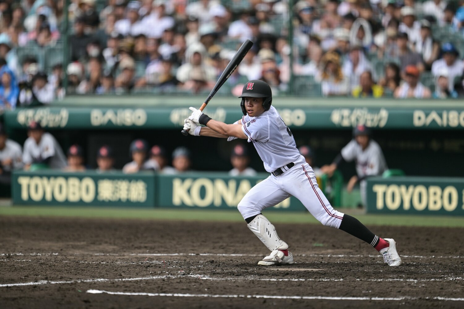 【3】広陵高・田上夏衣（３年・173cm73kg・右投左打）　©Nanae Suzuki