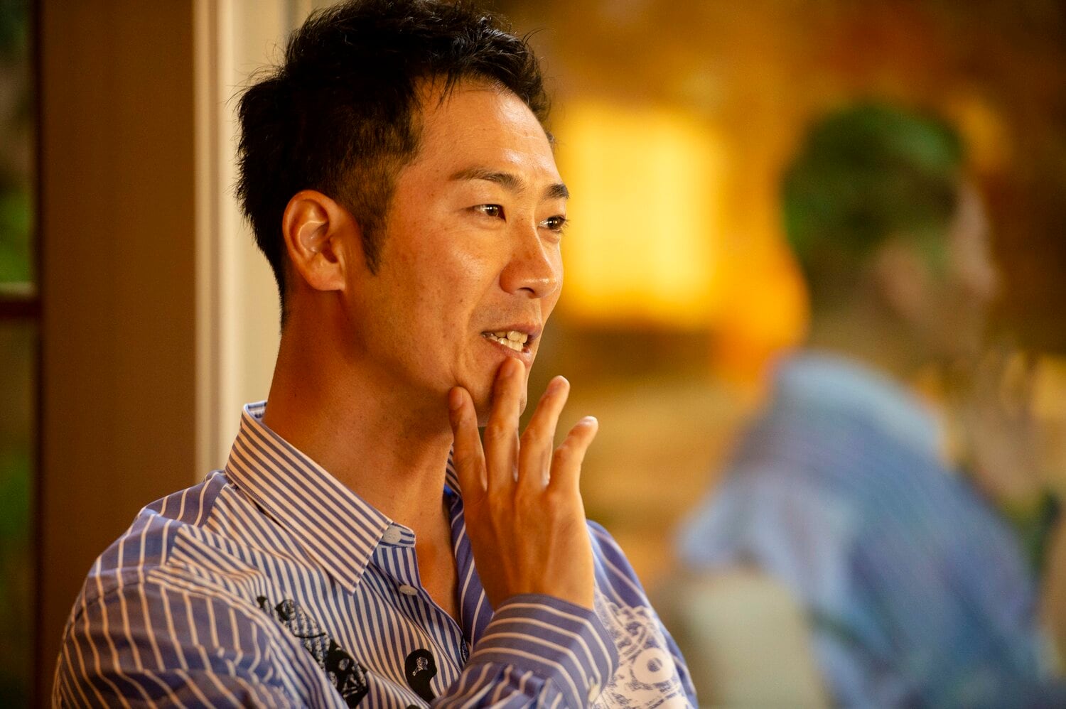 古い慣習にとらわれない新しい取り組みを試してみたいと語る西岡　（c）Wataru Sato