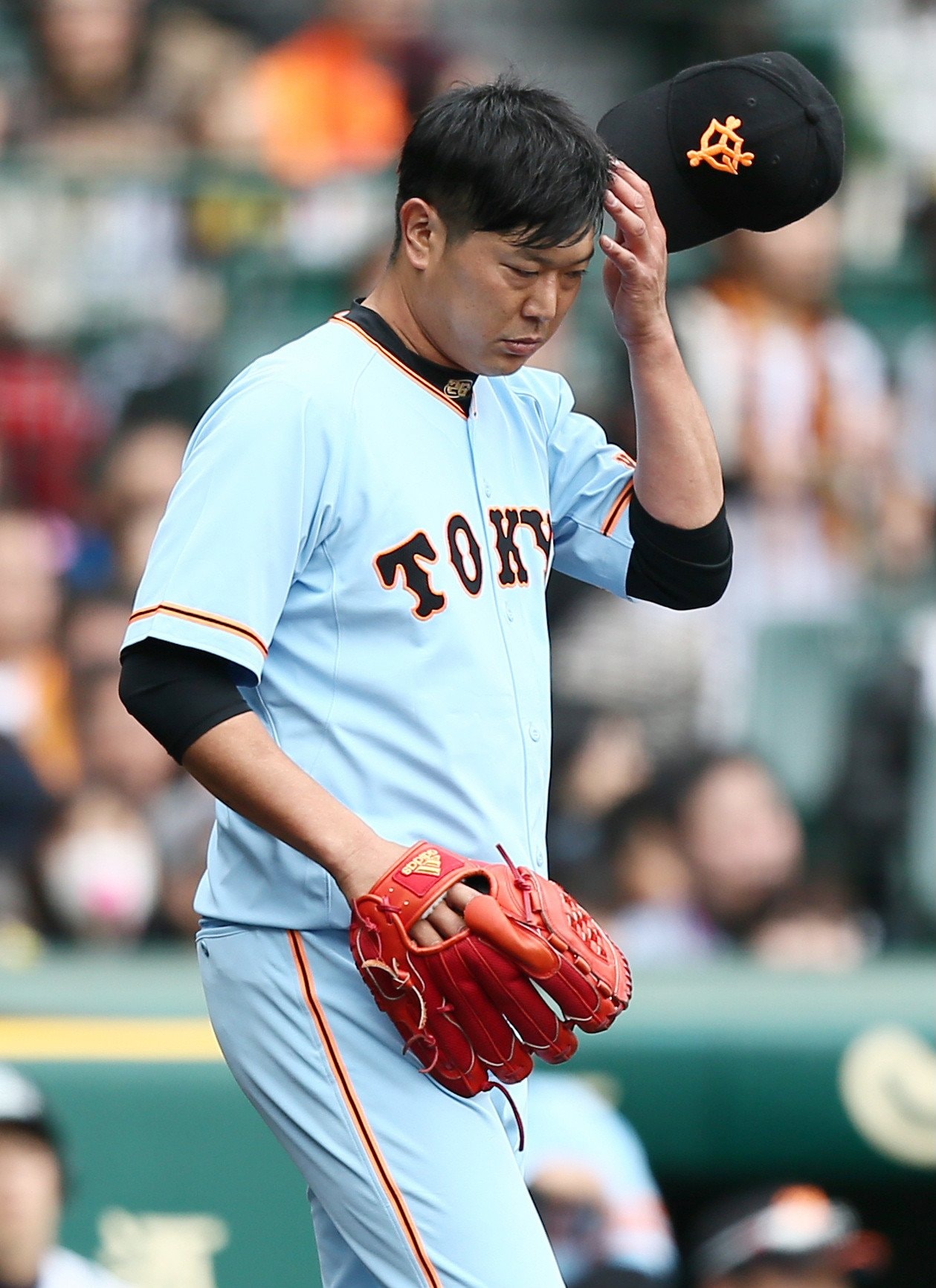 「心身ともに散々な状態」だった2016年の内海哲也 ©JIJI PRESS