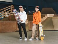 いい顔に迫る資生堂クロストーク「ONE ON ONE」四十住さくら(スケートボード選手)×吉岡里帆(女優)