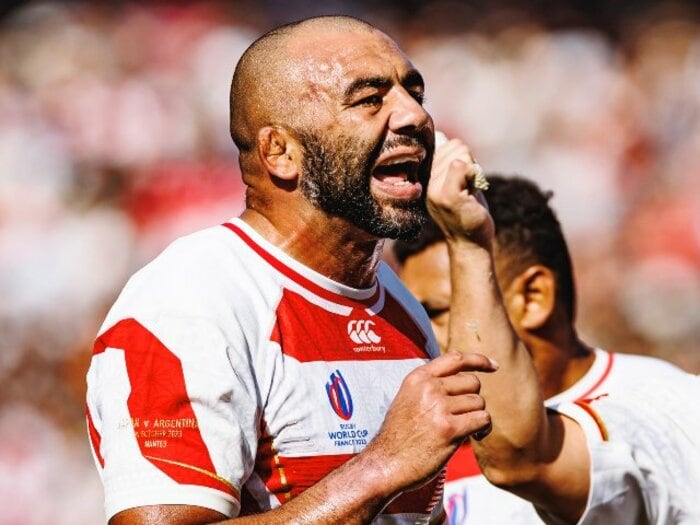 「これがラグビーです」リーチマイケルが35歳で臨んだW杯アルゼンチン戦…潔い言葉が胸に刺さる！「日本代表にとって新しい歴史になる」＜Number Web＞ photograph by Kiichi Matsumoto