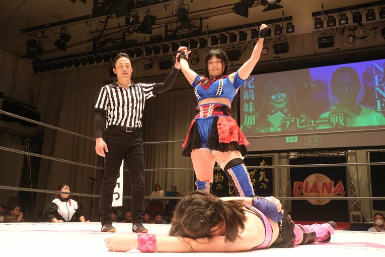 ディアナの“小学生レスラー”NENE　©Norihiro Hashimoto