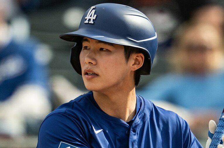 メジャー昇格後、高打率をキープするキム・ヘソン。大谷翔平へとつなぐ9番打者として生き残れるか ／ photograph by Nanae Suzuki