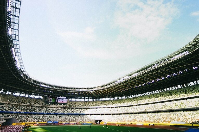「アラフェス2020」の撮影が行われた国立競技場（写真は8月）　(C)Asami Enomoto