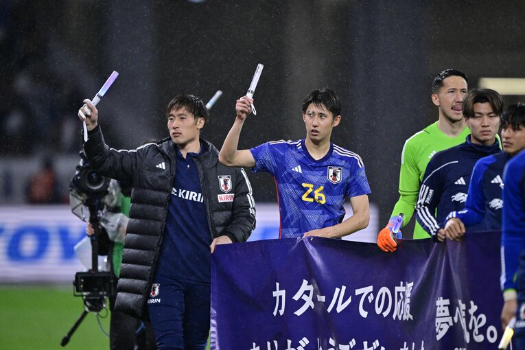 ウルグアイ戦にて ©Takuya Nakachi／JMPA