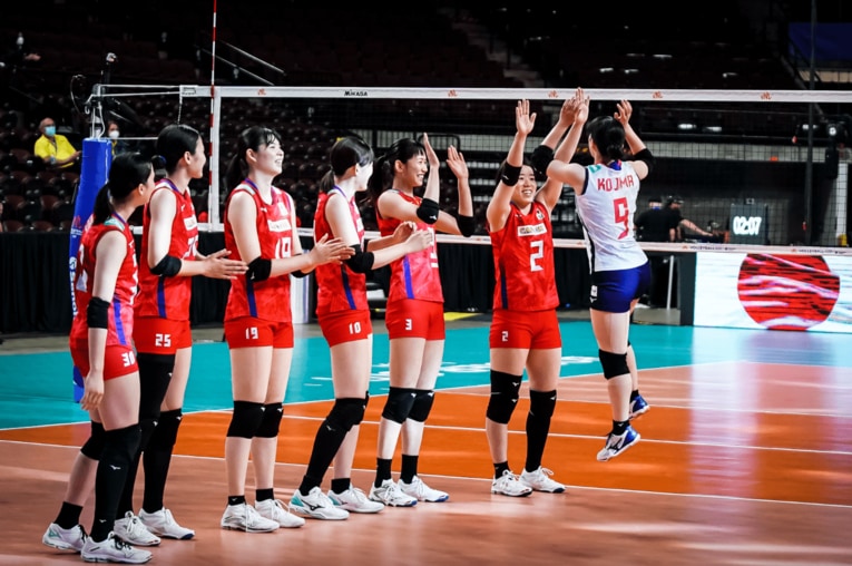 ネーションズリーグ予選ラウンド・ドミニカ共和国戦　©︎FIVB