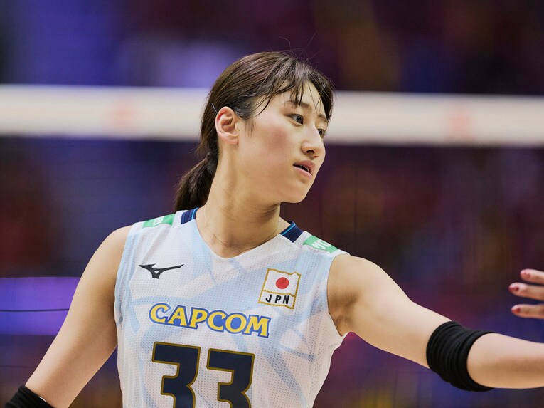 バレーボールネーションズリーグ 韓国戦　©︎Yuki Suenaga