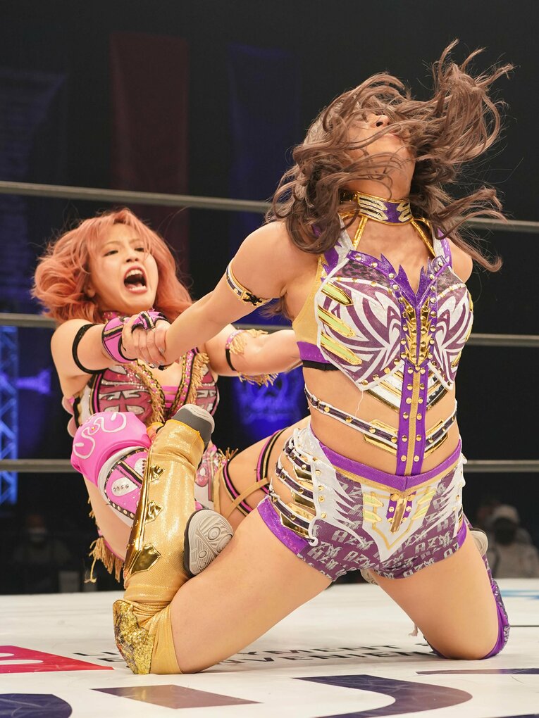 5月5日の『福岡女神祭り～ばってんスターダム～』。コズミック・エンジェルズとクイーンズ・クエストの6人タッグマッチ