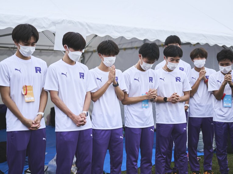 立教大の選手たち　©YukiSuenaga