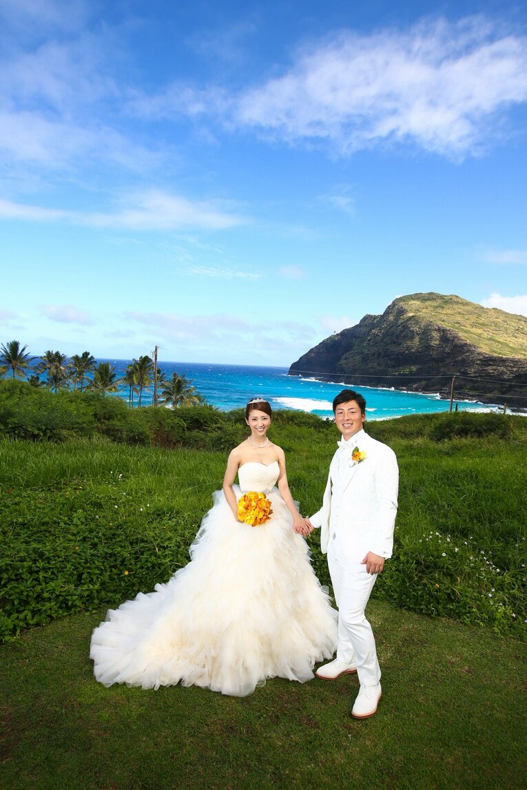 二人のウエディングフォト　©Anna Mima（本人提供）