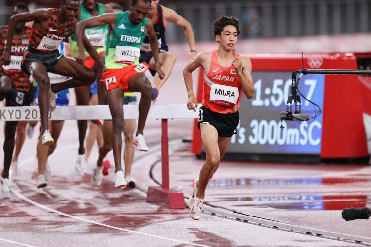 東京五輪では3000ｍ障害で7位入賞を果たした三浦。駅伝ファンにも馴染みの深い選手　©JMPA