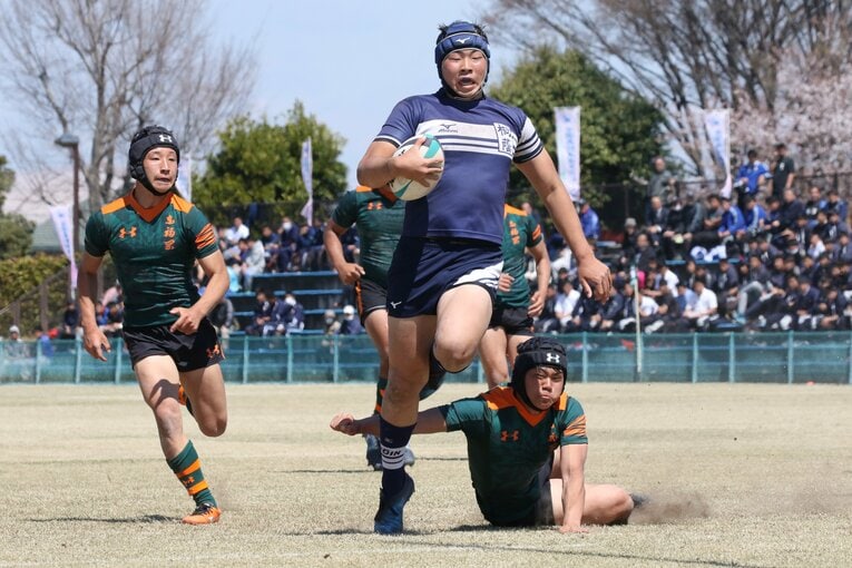 桐蔭学園時代の青木恵斗。帝京大に進学し、4年時の今季は主将を務めた　©Nobuhiko Otomo