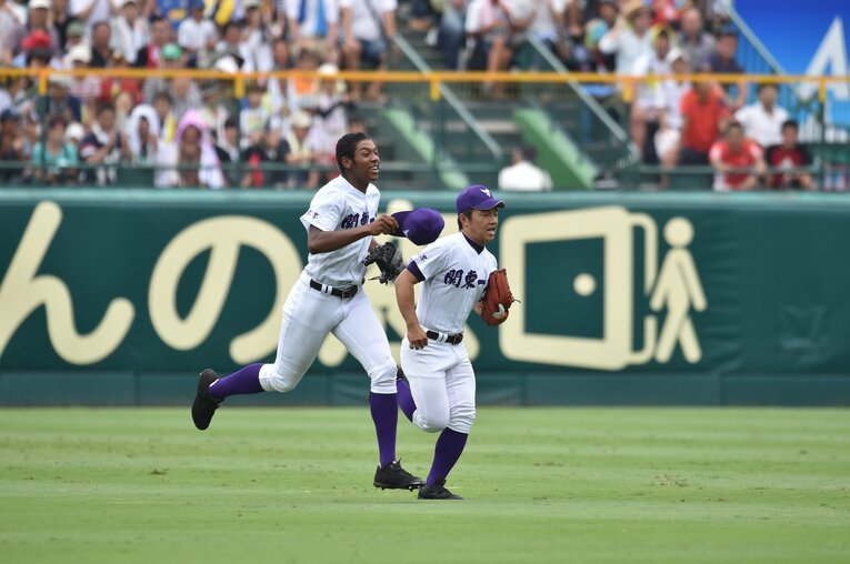 抜群の身体能力で甲子園を沸かせた関東第一高校・オコエ瑠偉（当時3年）　©︎Hideki Sugiyama