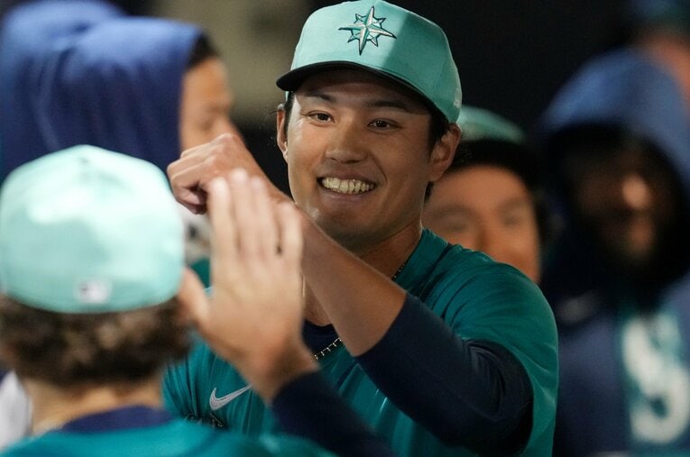 マイナー契約の招待選手としてキャンプに参加しているマリナーズ藤浪晋太郎（30歳） ／ photograph by AFLO