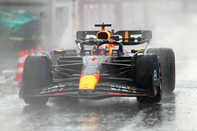 雨をものともせず、最多連勝記録に並んだオランダGPのフェルスタッペン　©Getty Images / Red Bull Content Pool