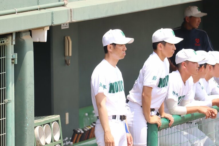 同校を率いる伊藤崇監督 ©Genki Taguchi