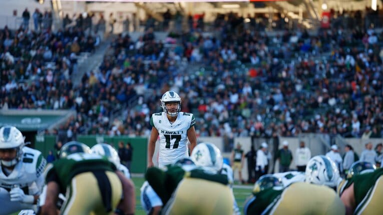 ゼロからの挑戦で全米学生トップクラスの選手に辿り着いた松澤／ハワイ大学提供