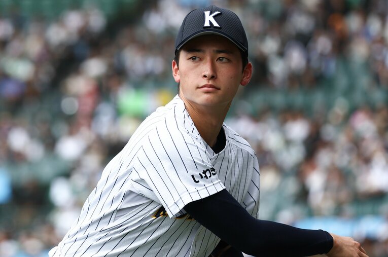 聖光学院の5年連続夏の甲子園出場を阻んだ東日本大昌平のエース・照沼佑崇　©JIJI PRESS